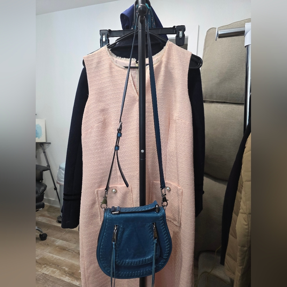 Rebecca Minkoff Royal Blue Leather Crossbody Bag - Like New - Picture 5 of 13